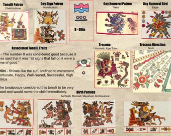 Azteca/Mexica Birthday (Tonalli) Meaning Analysis AND Tonalli Video Reading