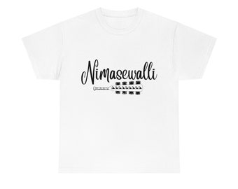 Nimasewalli (I am an Indigenous Person in Nahuatl) Unisex Heavy Cotton Tee