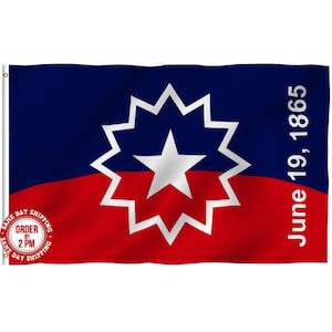 Juneteenth Flag - Commemorates June 19, 1865 | Celebrate Freedom and History |  3X5 Ft Polyester Flag | Fast Shipping