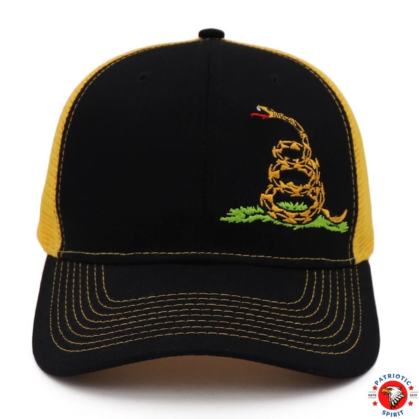 Don't Tread On Me Hat -  Gadsden Flag Snake - Uniting Americans in Defense of Liberty  | One Size Fits Most