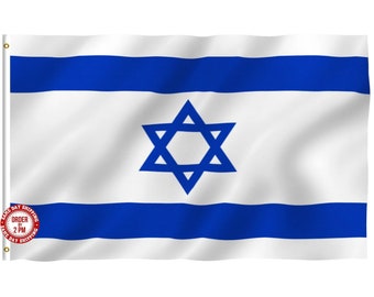 Israeli National Flag - Israel Flag | 3x5 Ft Polyester Flag | Fast Shipping