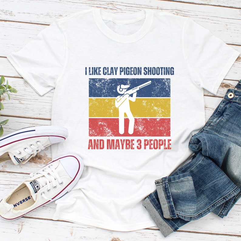 Clay Pigeon Shooting Shirt, Skeet Shoot Shirt, Skeet Shooting Gift