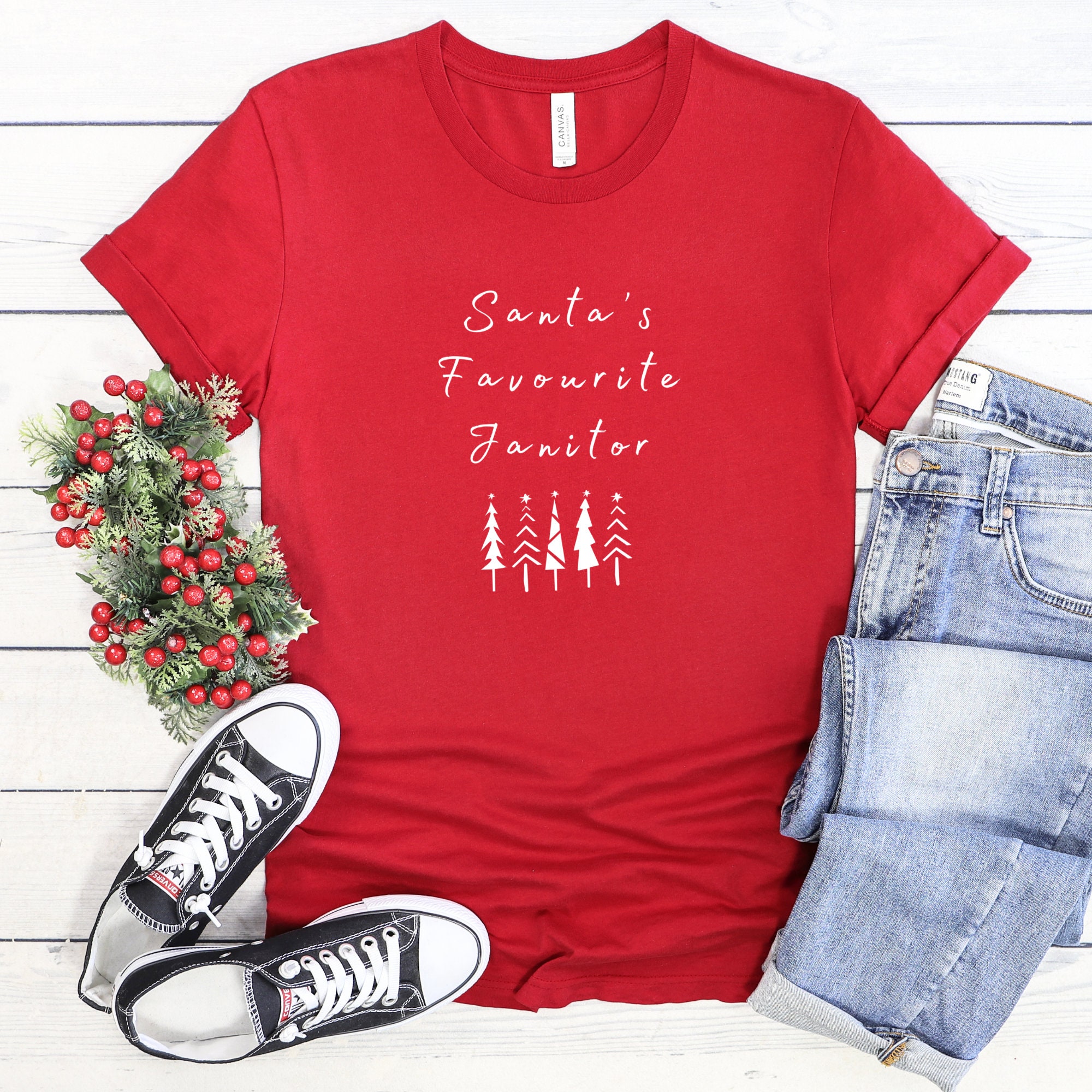 Christmas Janitor Shirt, Gift for Janitor, Funny Janitor Shirt