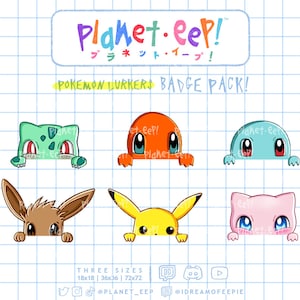 Poki Sub Badges | Lurk Sub Badges | Twitch Sub Badges | Twitch Bit Badges | YouTube Badges