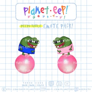 Peepo Emotes | Pepe Emotes | Meme Emotes | Bubblegum Emotes | Twitch Emotes | Discord Emotes | YouTube Emotes