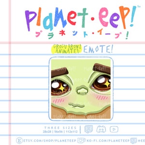 Mando Emote | Child Emote | Baby Frog Emote | Brows Emote | Animated Emote | Twitch Emote | Discord Emote | YouTube Emote