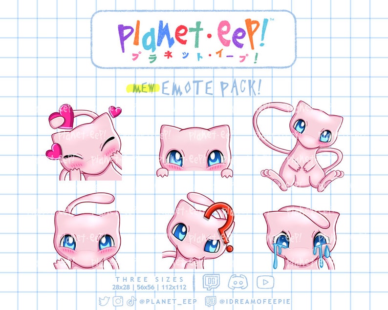 Poki Emotes Imewi Cat Emotes Pink Emotes Uwu Emote Twitch Emotes