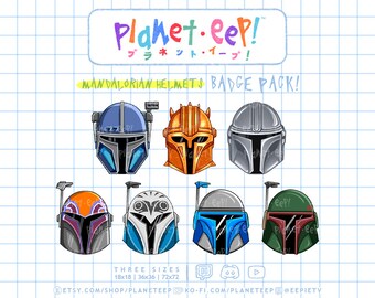 Helmet Sub Badges | Twitch Badges | Twitch Sub Badges | Twitch Bit Badges | YouTube Badges