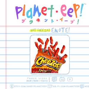 Spicy Emote | Snack Emote | Eat Emote | Food Emote | Twitch Emote | Discord Emote | YouTube Emote
