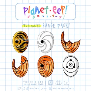 Anime Sub Badges | Ninja Sub Badges | Tobi Masks | Twitch Badges | Twitch Sub Badges | Twitch Bit Badges | YouTube Badges
