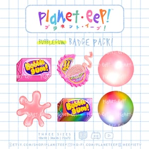 Bubblegum Badges | Bubblegum Sub Badges | Bubblegum Bit Badges | Twitch Badges | Twitch Sub Badges | Twitch Bit Badges | YouTube Badges