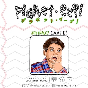 Twin Peaks Emote | Ned Hurley Emote | Think Emote | David Lynch | Twitch Emote | Discord Emote | YouTube Emote