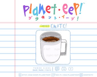 Coffee Emote | Drink Emote | Breakfast Emote | Twitch Emote | Discord Emote | YouTube Emote