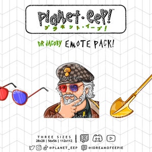 Twin Peaks Emotes | Dr Jacoby Emotes | David Lynch | Twitch Emotes | Discord Emotes | YouTube Emotes