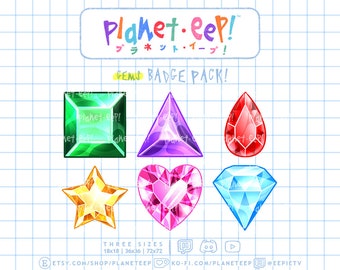 Gem Badges | Gem Sub Badges | Gem Bit Badges | Twitch Badges | Twitch Sub Badges | Twitch Bit Badges | YouTube Badges