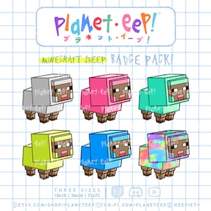 Sheep Sub Badges | Pixel Sub Badges | Mainkraf Sub Badges | Animal Sub Badges | Twitch Sub Badges | Twitch Bit Badges | YouTube Badges