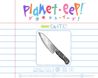 Knife Emote | Twitch Emote | Discord Emote | YouTube Emote