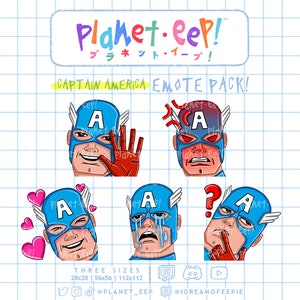 Superhero Emotes | Cap Emotes | UwW Emote | Hi Emote | Twitch Emotes | Discord Emotes | YouTube Emotes