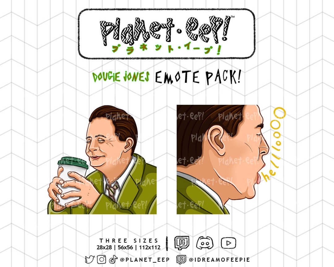 Twin Peaks Emotes Dougie Jones Emotes David Lynch Twitch Emotes Discord