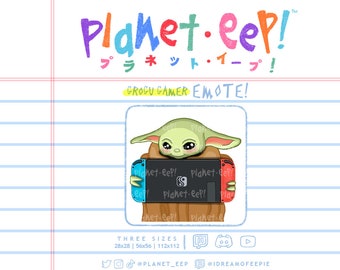 Mando Emote | Child Emote | Baby Frog Emote | Gamer Emote | Twitch Emote | Discord Emote | YouTube Emote