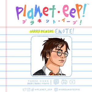 Wizard Emote | Harry Emote | Pensive Emote | Twitch Emote | Discord Emote | YouTube Emote
