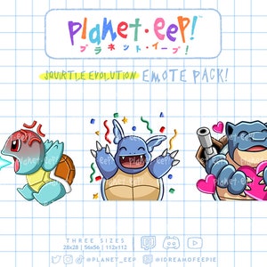 Poki Emotes | SquirtleEvolution | Turtle Emote | Rage Emote | Hype Emote | Twitch Emotes | Discord Emotes | YouTube Emotes
