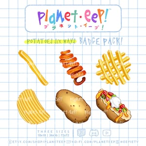 Potato Badges | Potato Sub Badges | Potato Bit Badges | Twitch Badges | Twitch Sub Badges | Twitch Bit Badges | YouTube Badges