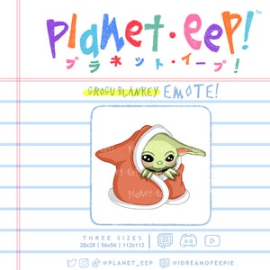 Mando Emote | Child Emote | Halloween Emote | Baby Frog Emote | Blankey Emote | Twitch Emote | Discord Emote | YouTube Emote