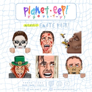 Halloween Emotes | Horror Movie | Villain Emotes | Killer Emotes | Maniac Emotes | Twitch Emotes | Discord Emotes | YouTube Emotes