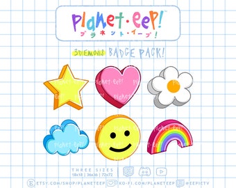 Marshmallow Badges | Marshmallow Sub Badges | Twitch Badges | Twitch Sub Badges | Twitch Bit Badges | YouTube Badges