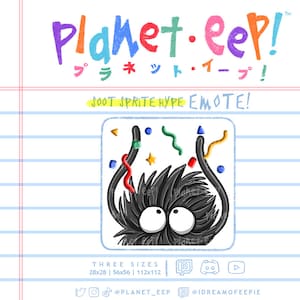 Sprite Emote / Hype Emote / Dust Bunny Emote / Anime Emote / Twitch Emote / Discord Emote / YouTube Emote
