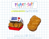 Chicken Nugget Emotes | Chicky Nuggies Emotes | Food Emotes | Twitch Emotes | Discord Emotes | YouTube Emotes
