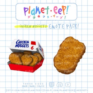 Huhn Nugget Emotes | Chicky Nuggies Emotes | Essen Emotes | Twitch Emotes | Discord Emotes | YouTube Emotes