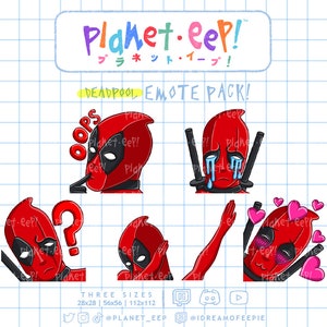 Superhero Emotes | Wade Emotes | Twitch Emotes | Discord Emotes | YouTube Emotes