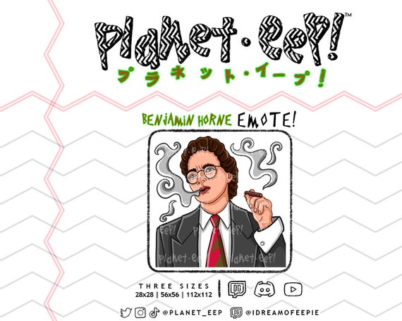 Twin Peaks Emote | Benjamin Horne Emote | David Lynch | Twitch Emote |  Discord Emote | Youtube Emote - Etsy Ireland