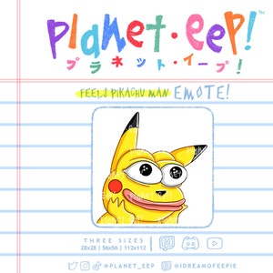Poki Emote Feelspikachuman Feels Pikachu Man Emote Pepe 