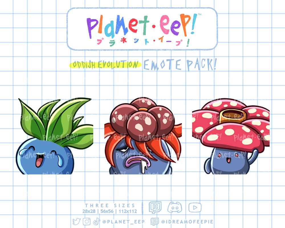 Oddish Twitch - Etsy, image size:1000x800