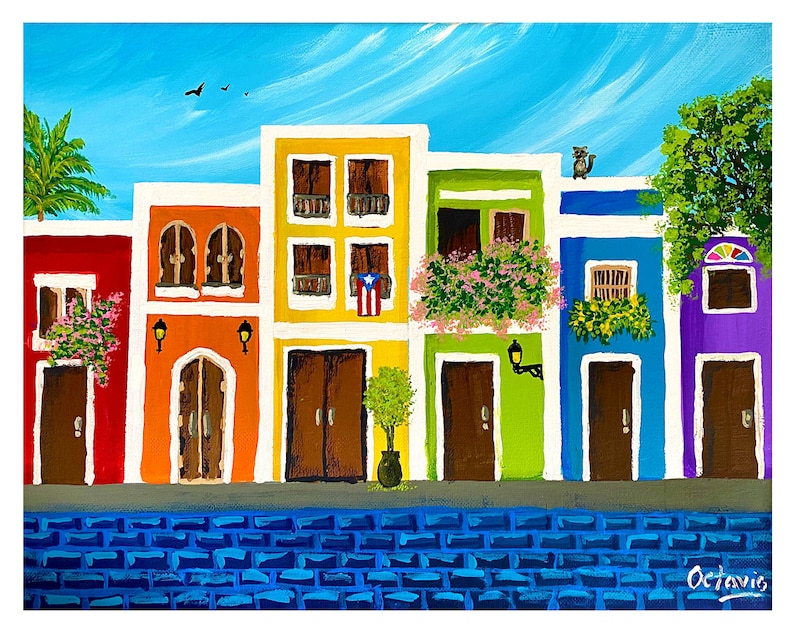 Casitas of Old San Juan Colorful Historic Buildings in Puerto Etsy