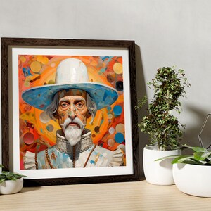 Don Quijote Giclée Wall Art Quixote Painting Deco Fine Art Print