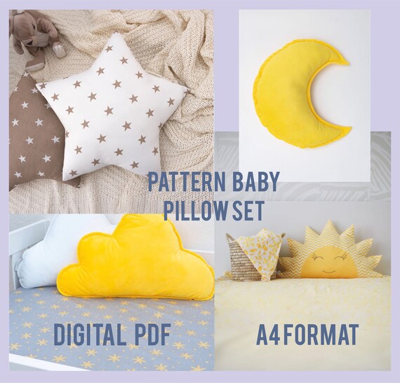 crescent moon pillow pattern