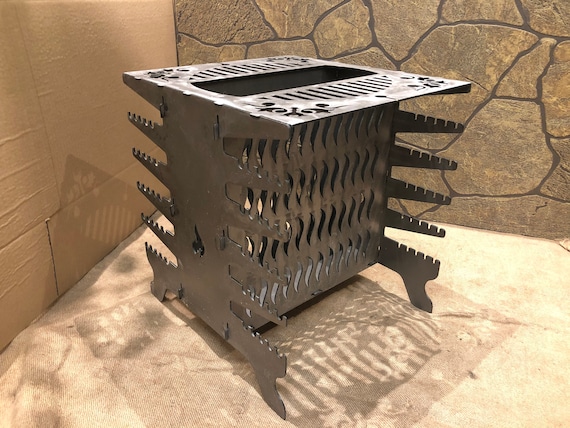 Vertical Fire Pit Charcoal Grill q Mangal Shish Etsy Vertical Fire Pit Charcoal Grill q Mangal Shish Etsy