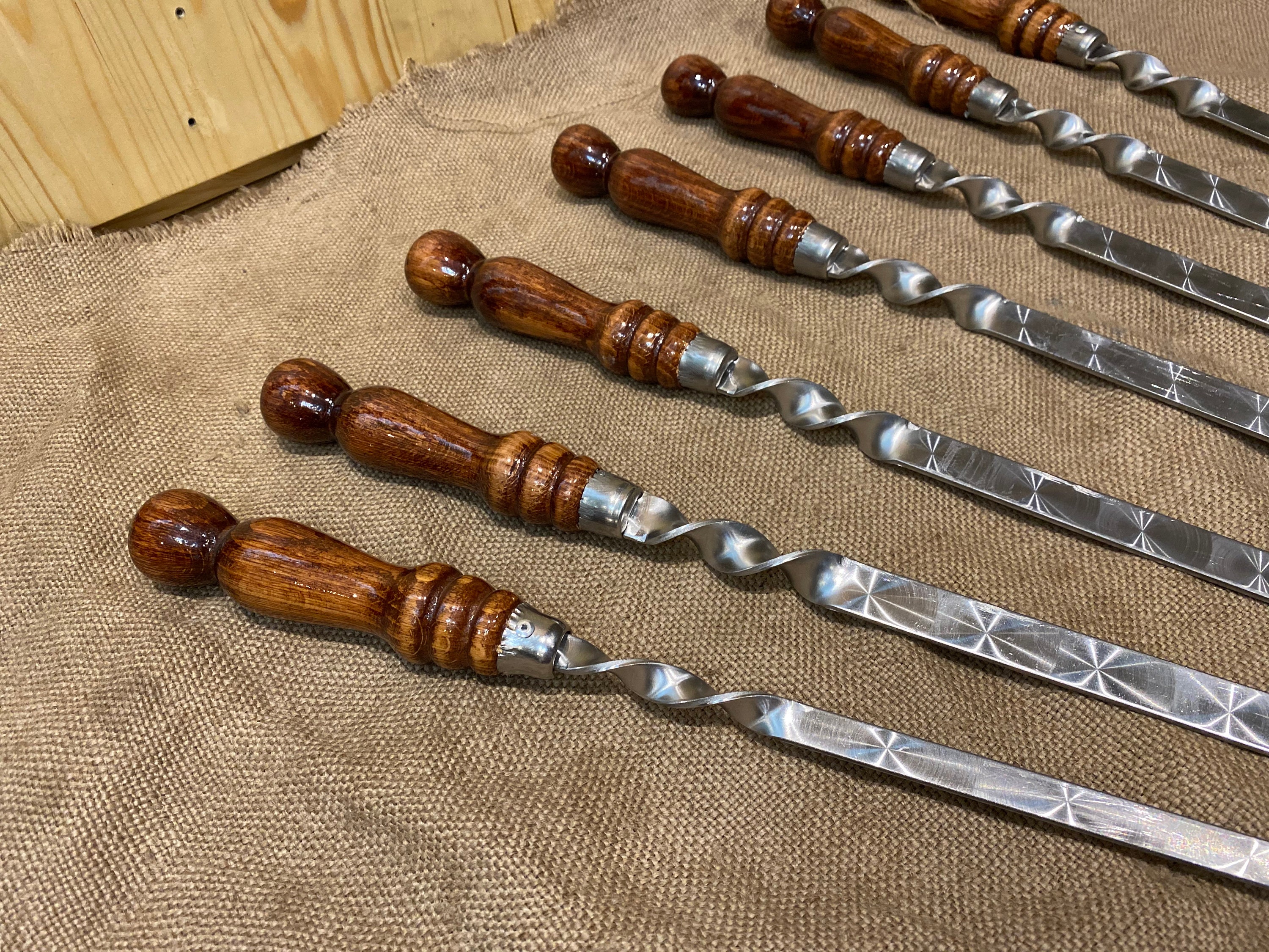 Kabob skewers BBQ Wide & Long skewers Fast Delivery Etsy