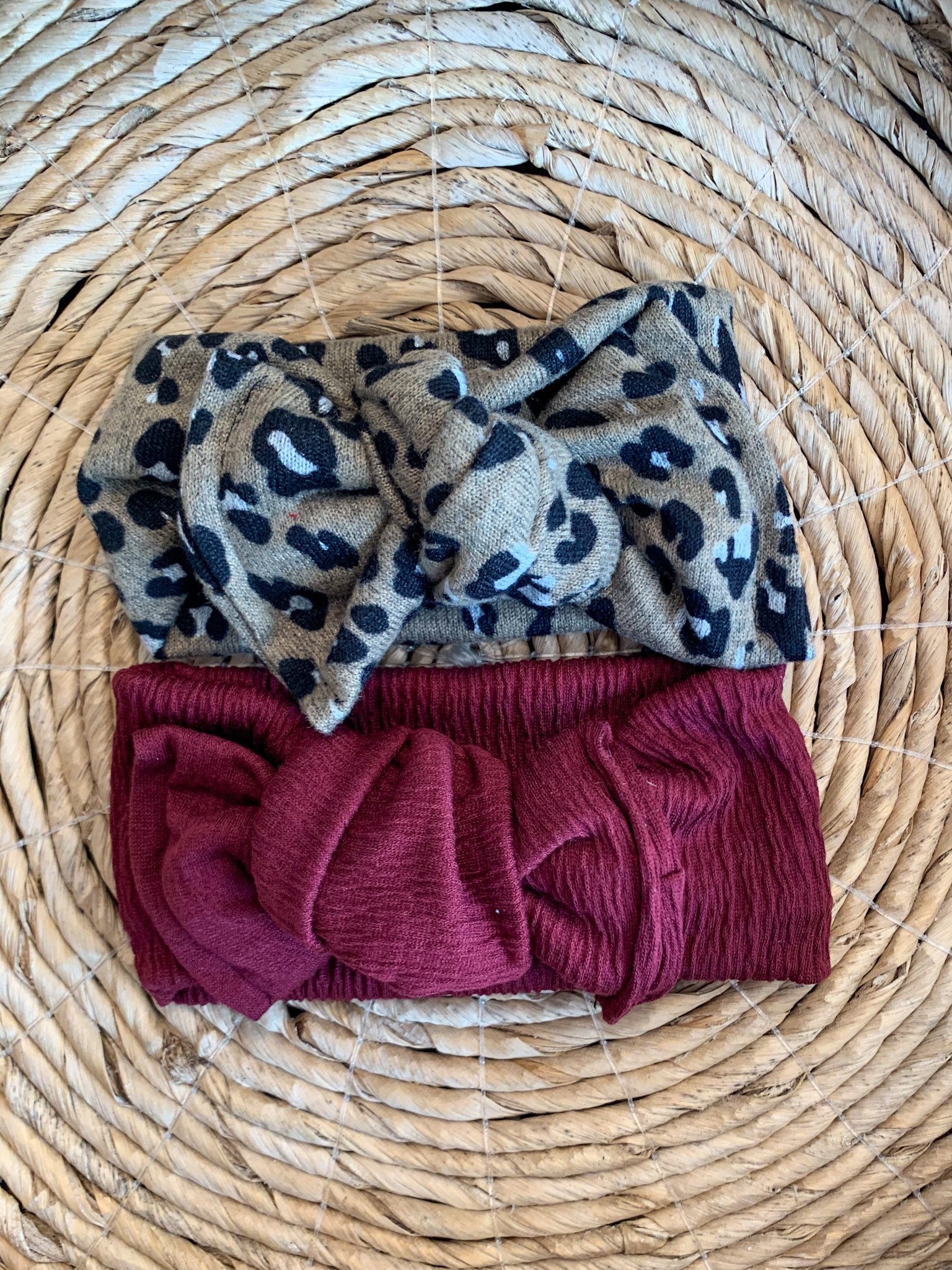 Leopard Headwrap Burgundy Headwrap Baby headwraps Etsy