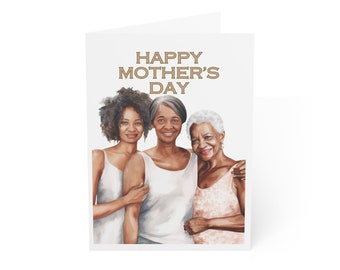 Mother's Day Card African American Black