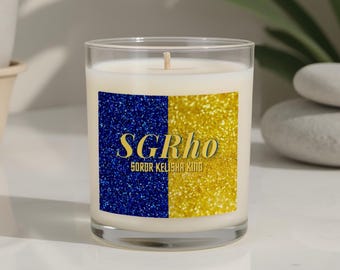 Personalized Sigma Gamma Rho Candle | 11 oz Soy Candle | Custom Sorority Gift