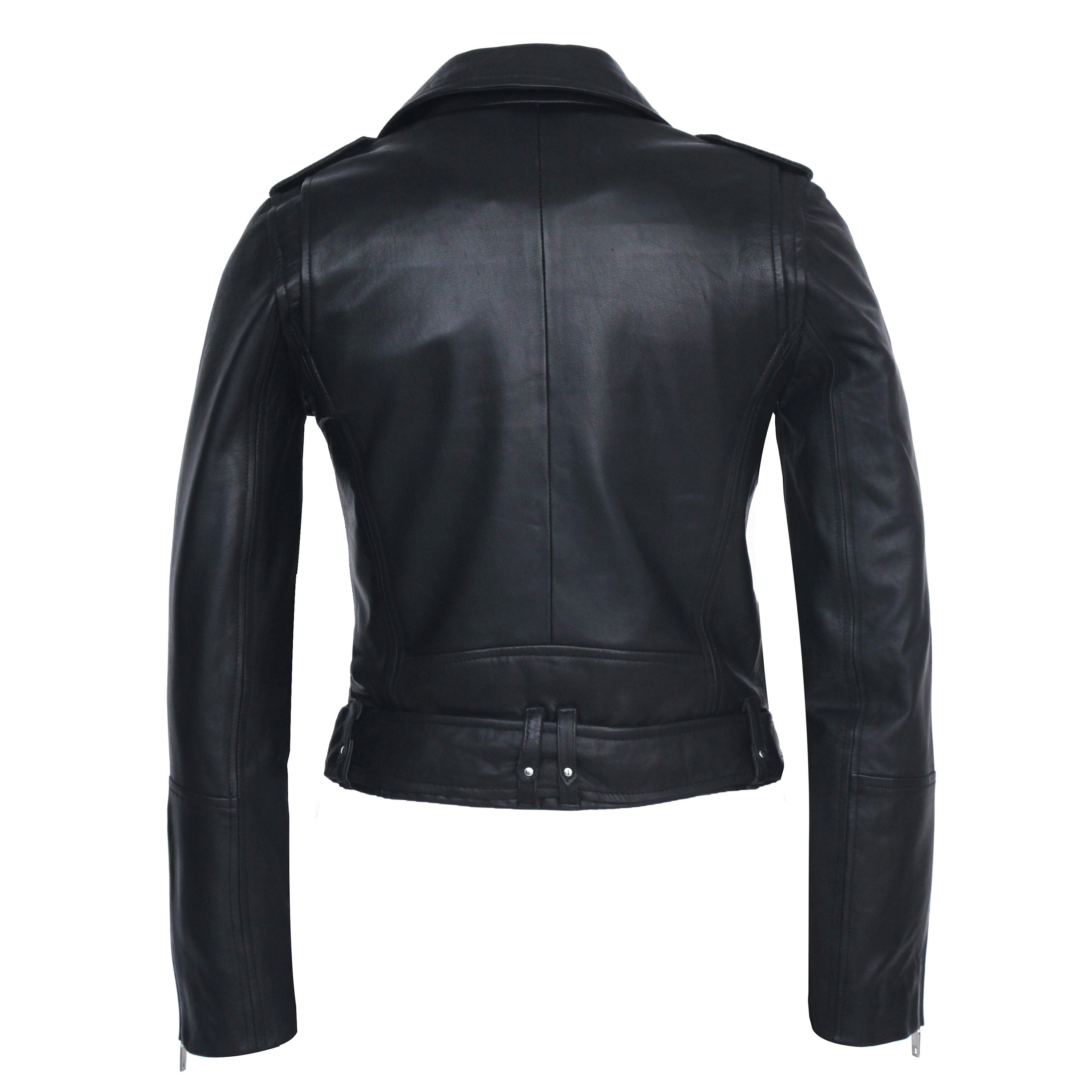 Nappa Asymmetric Womens Motorcycle Leather Jacket - Etsy