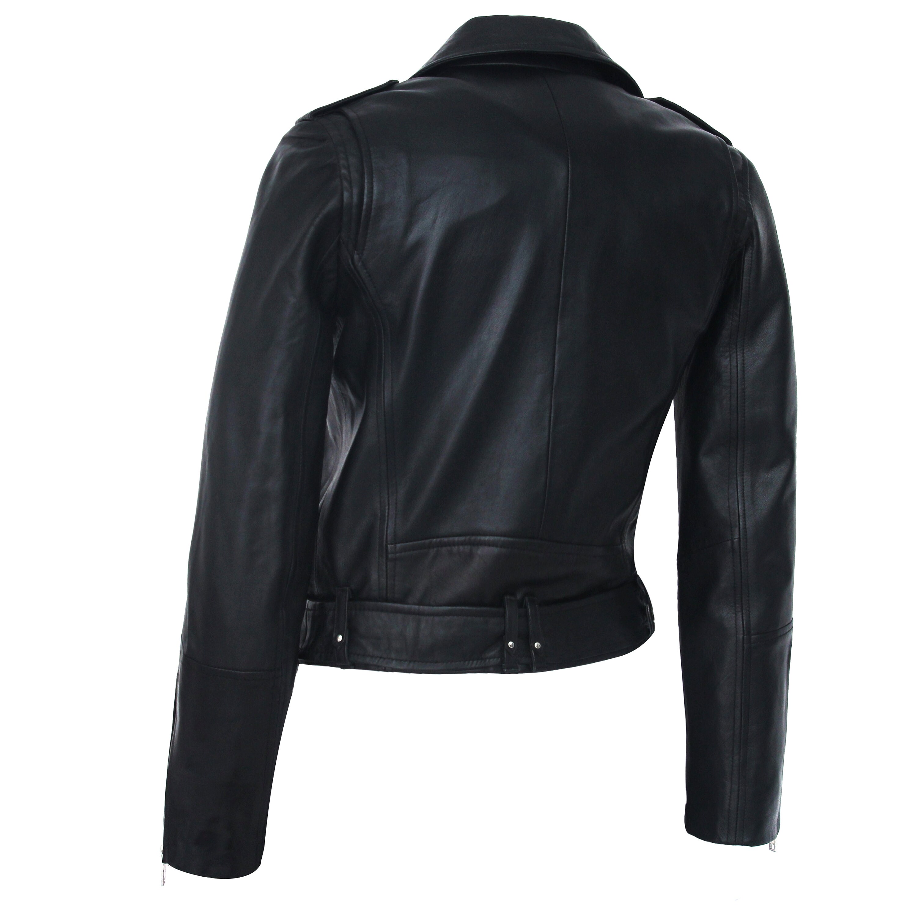 Nappa Asymmetric Womens Motorcycle Leather Jacket - Etsy