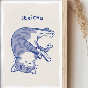 Custom Badly Drawn Pet Portrait, Fun Pet Portrait,Pet Lover Gift, Personalized Dog Portrait, Ugly Cat Drawing, Custom Bad Portrait, Funny