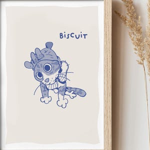 Custom Badly Drawn Pet Portrait, Fun Pet Portrait,Pet Lover Gift, Personalized Dog Portrait, Ugly Cat Drawing, Custom Bad Portrait, Funny