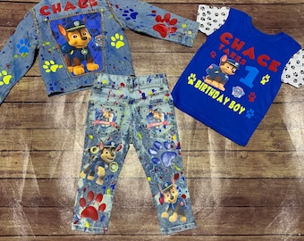 paw patrol 2nd birthday outfit boy